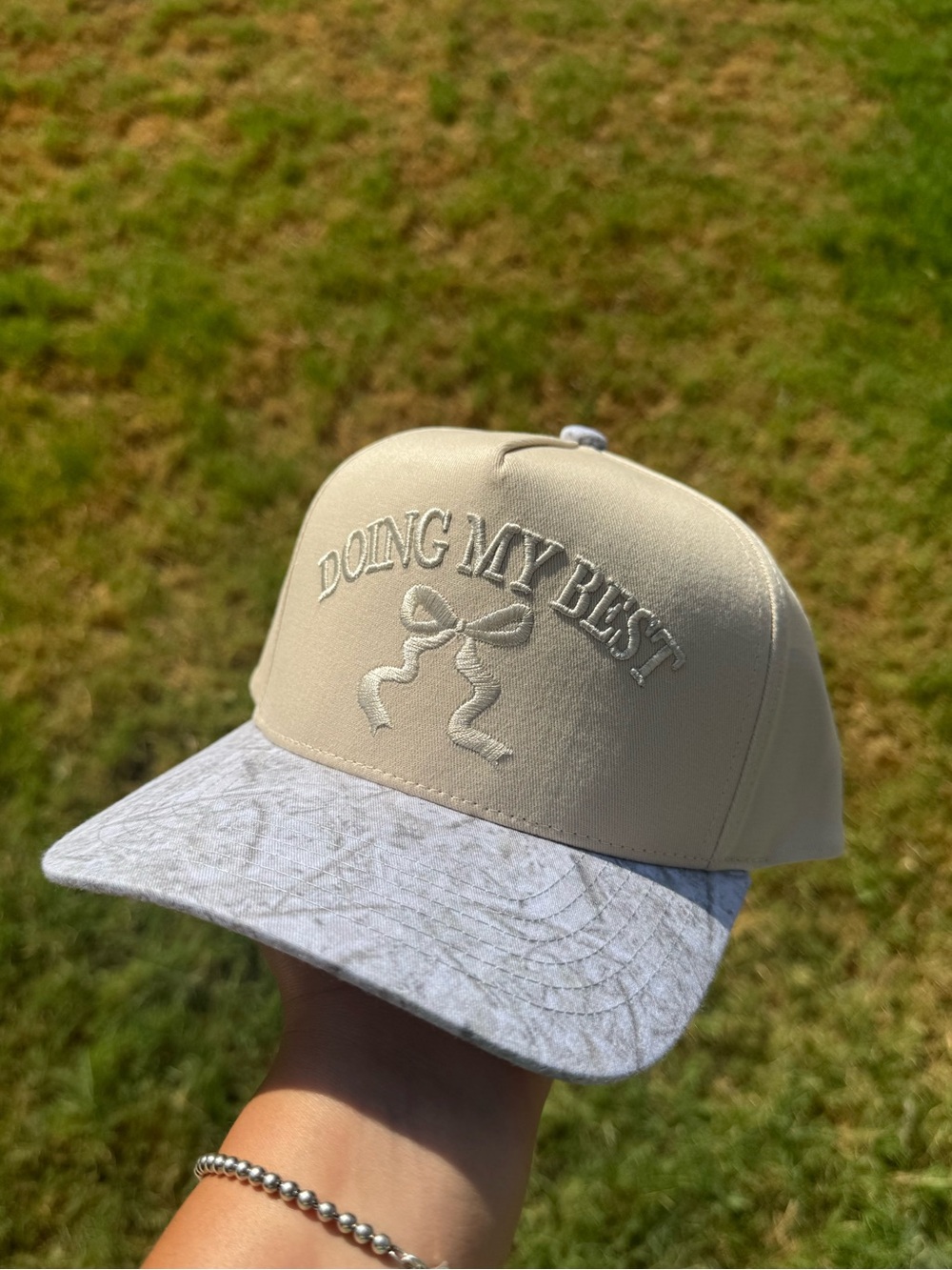 Embroidered “Doing My Best” Trucker Hat